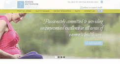 Desktop Screenshot of adamspatterson.com